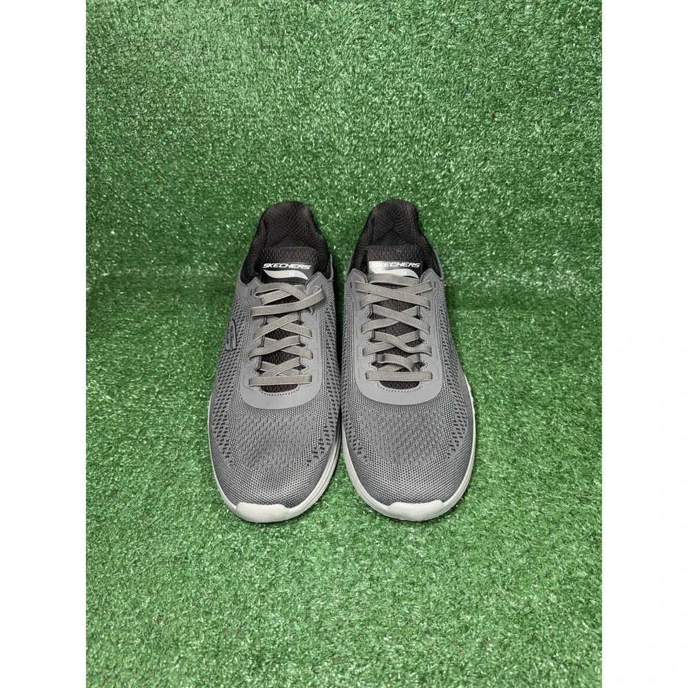 Skechers Arch Fit Orvan Mens Size 13 Grey Black Running Shoes Comfort Sneakers